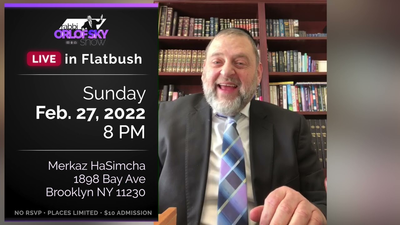 Event Promo: Rabbi Orlofsky Show Live in Flatbush!