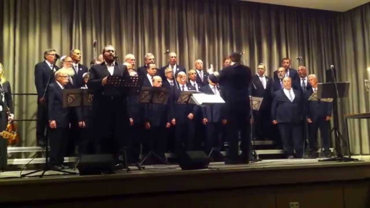 Cantor Yaakov Rosenfel Uvenucho  Live Concert Berlin 2014