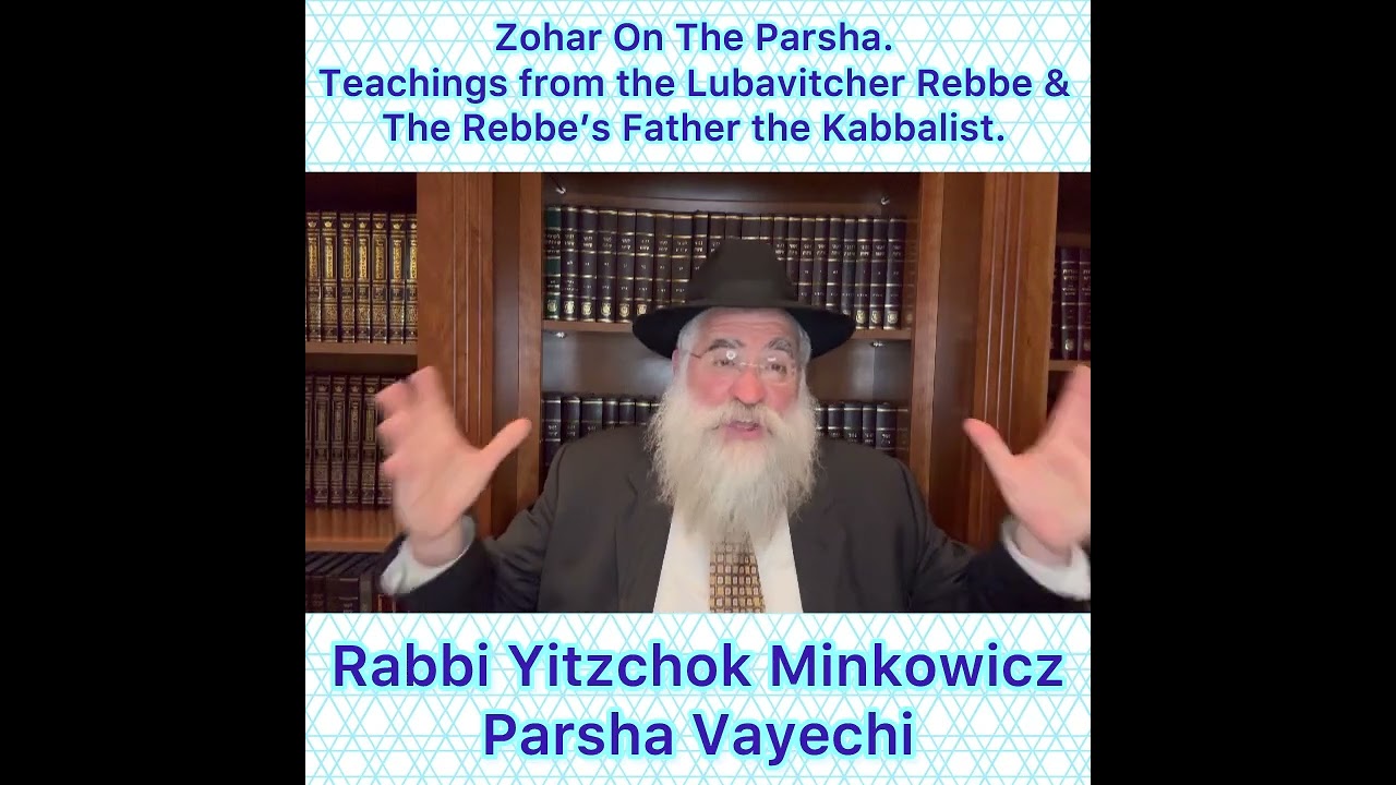Zohar Parsha Vayechi. Lubavitcher Rebbe & Rebbe’s Father Kabbalist. By Rabbi Yitzchok Minkowicz
