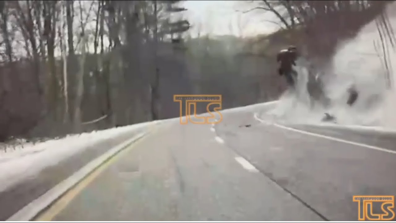 DASHCAM VIDEO: Vehicle violently flips on the Palisades Parkway