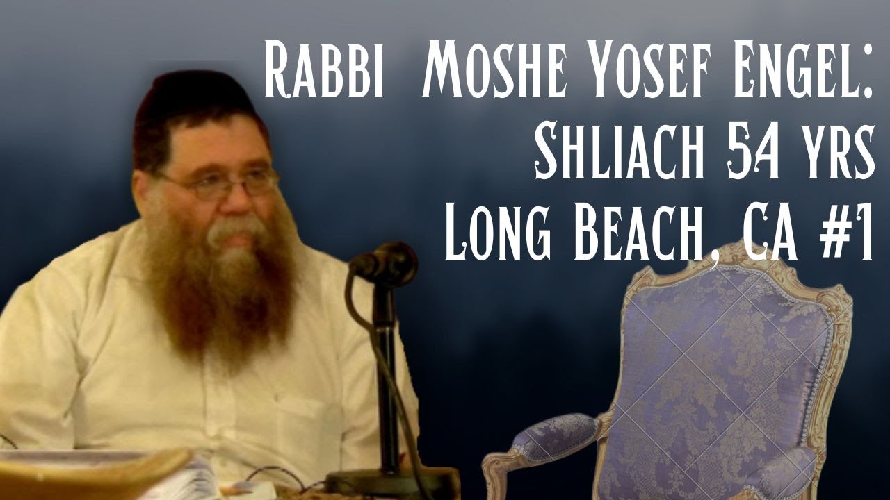 Rabbi Moshe Yosef Engel, shliach 54 yrs, Long Beach, CA - DP Camp, Childhood - RC Dalfin #1