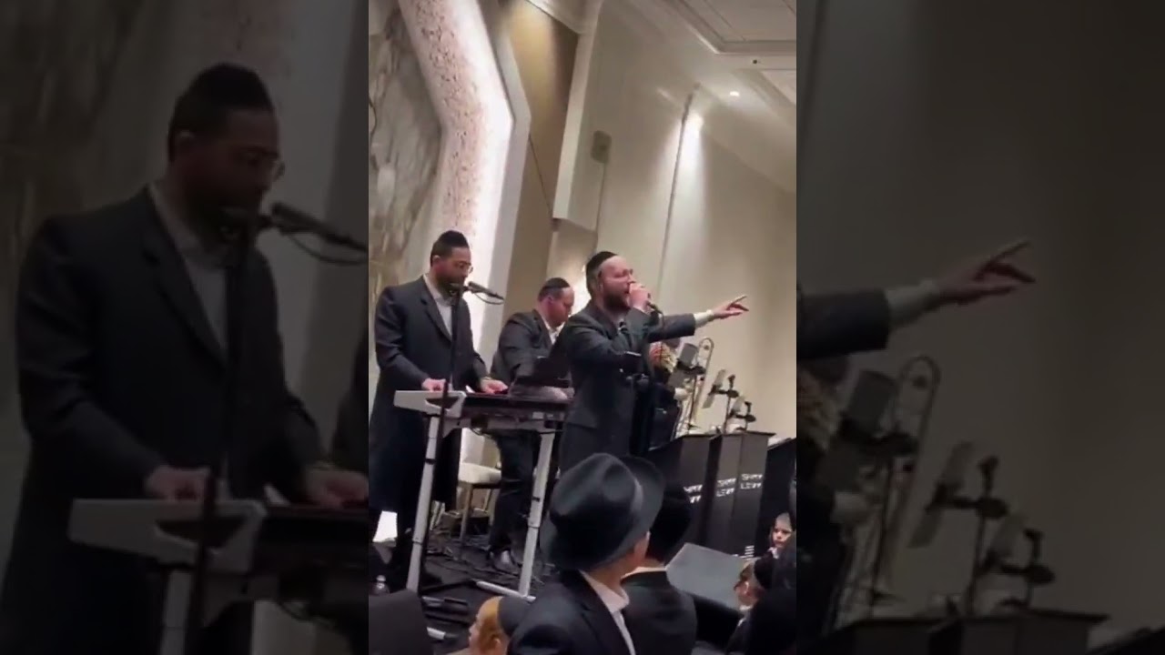 Menachem Moskowitz with Shimmy Levy