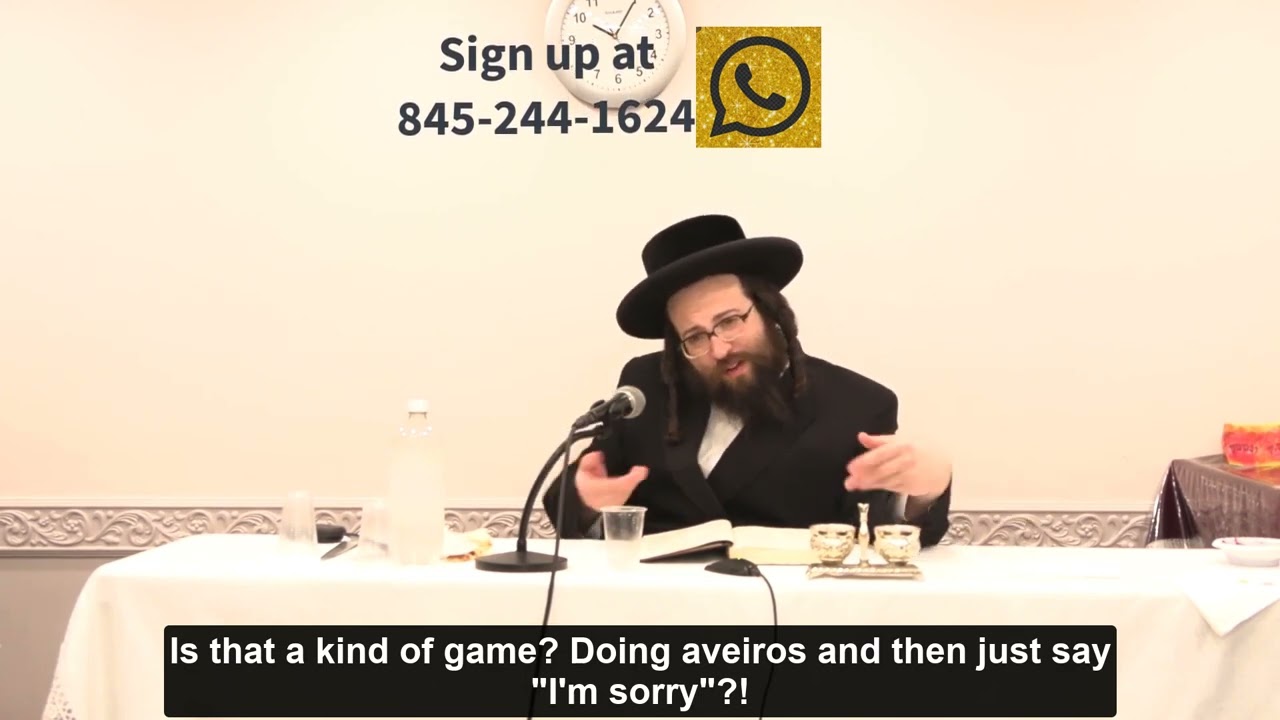 Rabbi Yoel Roth - Teshuva is simple and easy