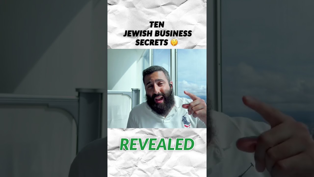 Jewish Business Secrets (follow for full clip)