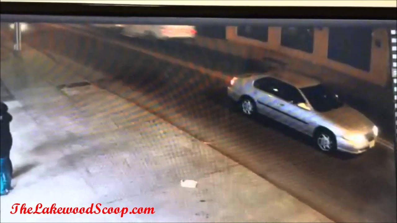 Crash caught on Surveillance Camera Lakewood NJ