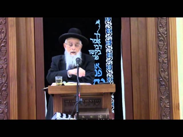 הרב יעקב אריאל - שיעור כללי - ל' שבט התשע"ו