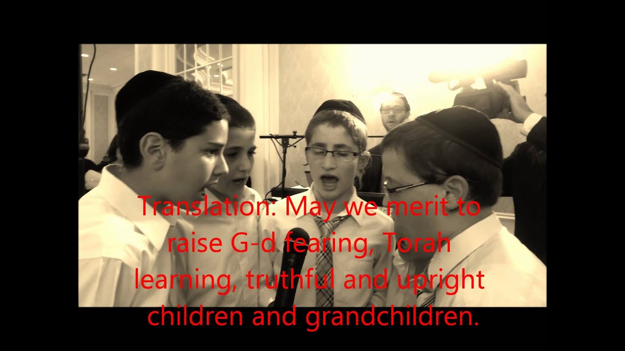 Emotional! Children Named for the late Rabbi Gavriel Klatzko singing to his Daughter.