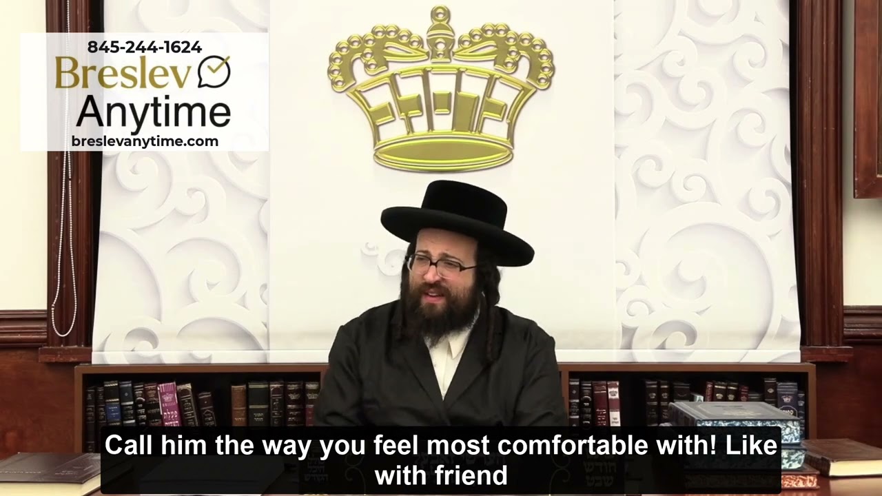 Rabbi Yoel Roth - Talk to Hashem in your own way