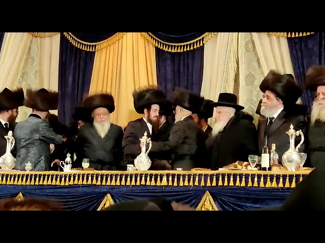 שמחת החתונה פון בת כ"ק אדמו"ר מסאדיגורא ירושלים שליט"א