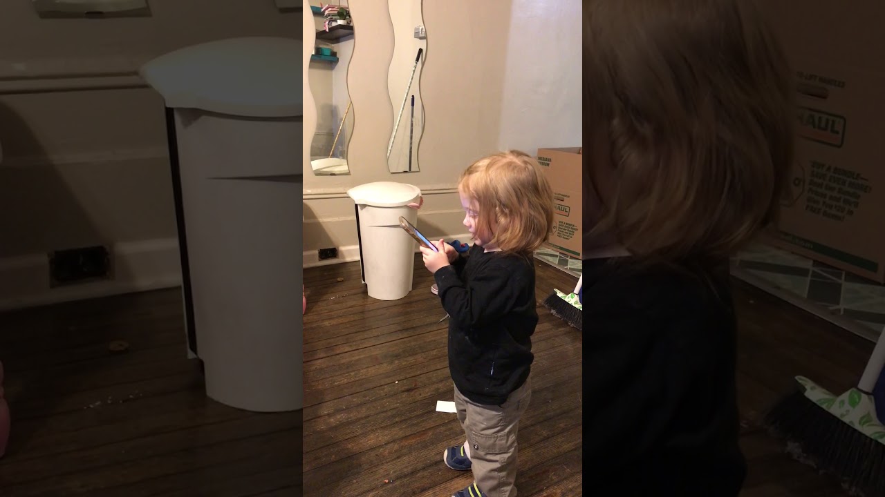 17 Month old speaks to SIRI