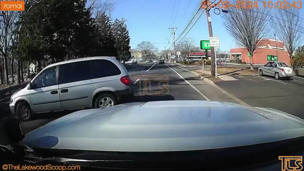 Dashcam video captures accident in Lakewood