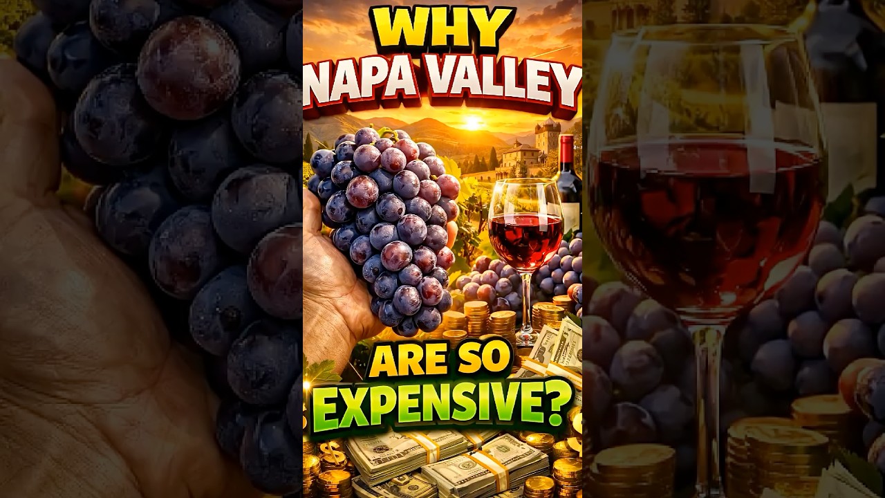 The REAL Reason Napa Valley Wine Is So Expensive 🍇💰#WineSecrets #NapaValley #ExpensiveTaste