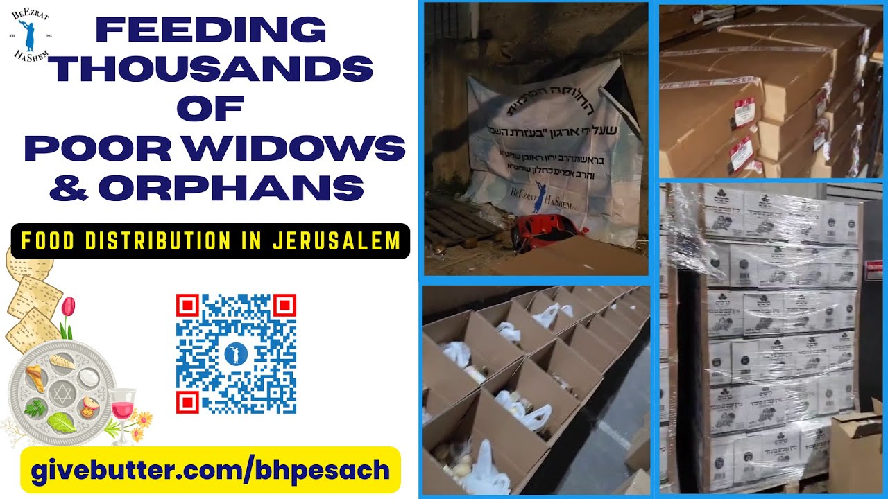Feeding Thousands of Poor Widows & Orphans | Food distribution in Jerusalem