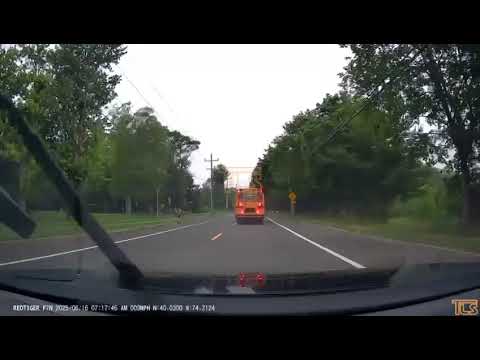 Reckless truck driver