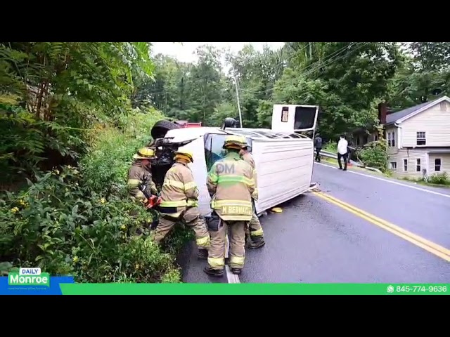 A rollover accident occurred Seven Springs Mountain Road.