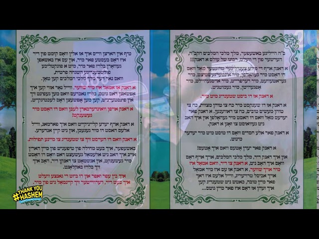A stunning rendition of Tefilas Todah by Motty Illowitz