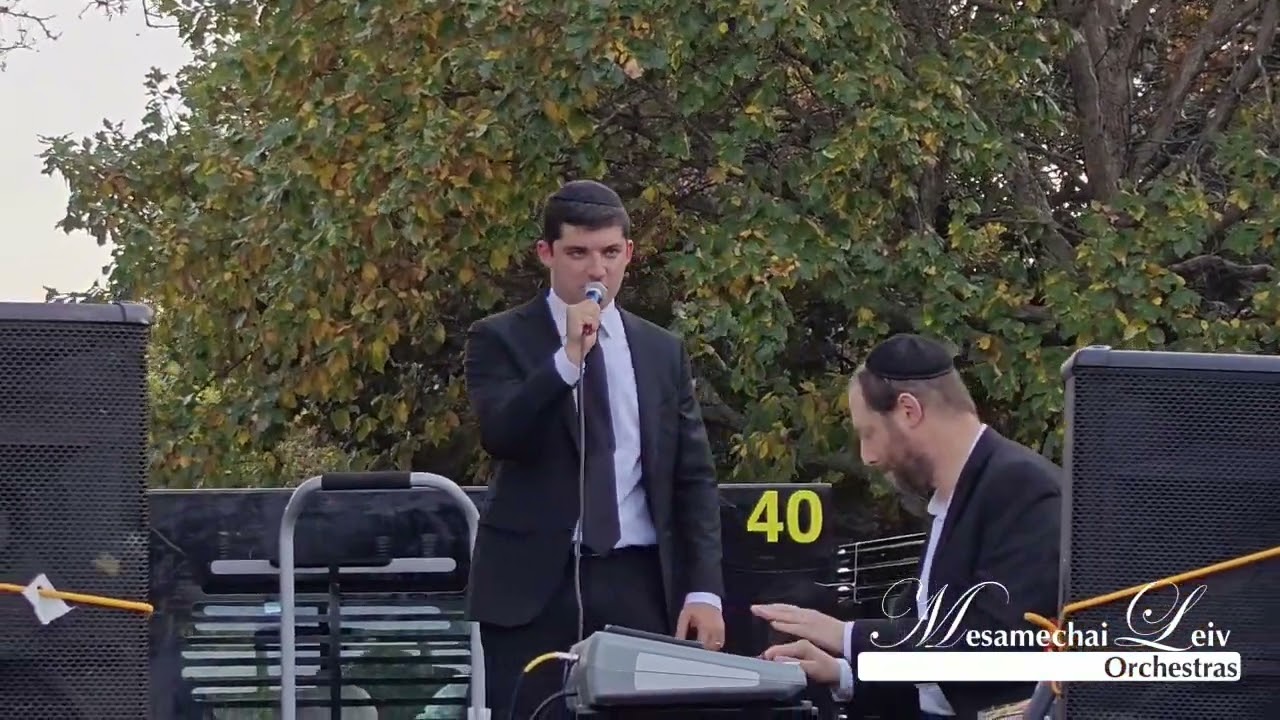 Avery Amster singing a Hachnosas Sefer Torah in Chicago with Mesamechai Leiv Orchestras