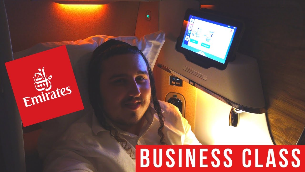 FIRST TIME FLYING EMIRATES BUSINESS CLASS (Dubai to New York)