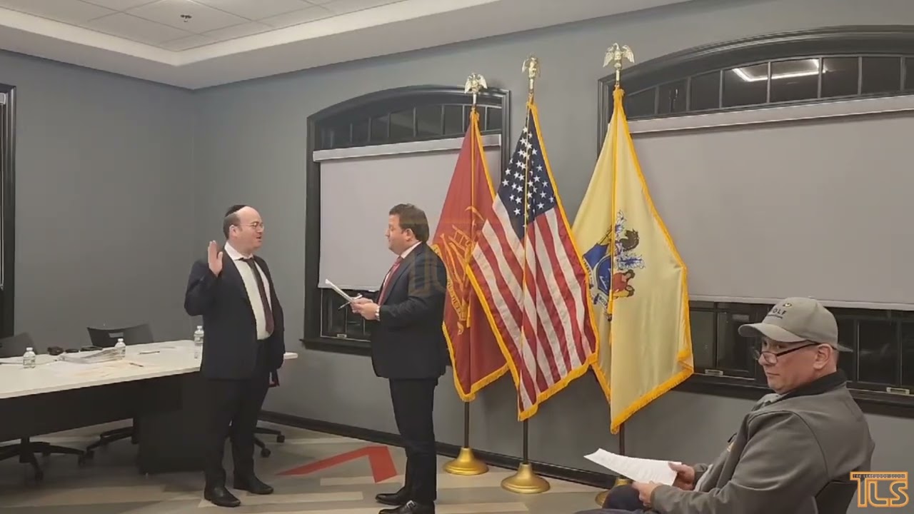 Harrison Pfeffer and Dovid Bender Sworn in As Fire Commissioners