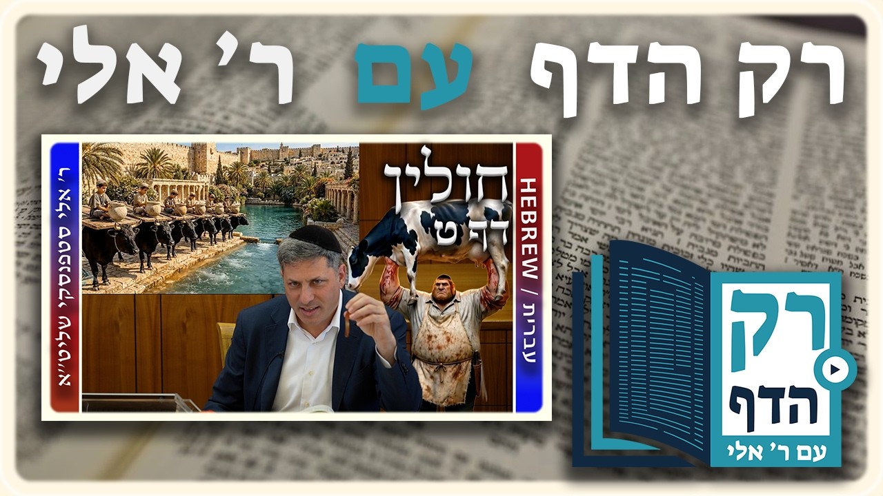חזרה - חולין דף ט | "רק הדף" עם ר' אלי סטפנסקי