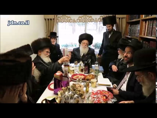 Purim 5777 With Shatz Viznitz Rebbe