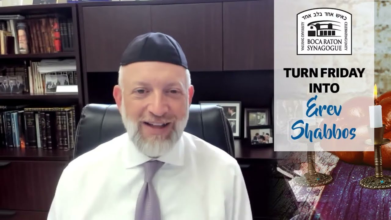 Turn Friday into Erev Shabbos #106 - An Anxiety Free Day