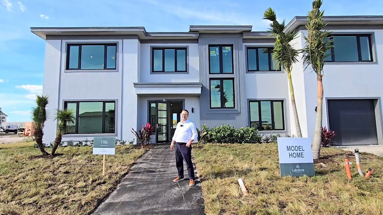 Part 2: Tour 2 stunning Lakefront Estates model homes with architect Jeff Ackerman in Okeechobee, FL