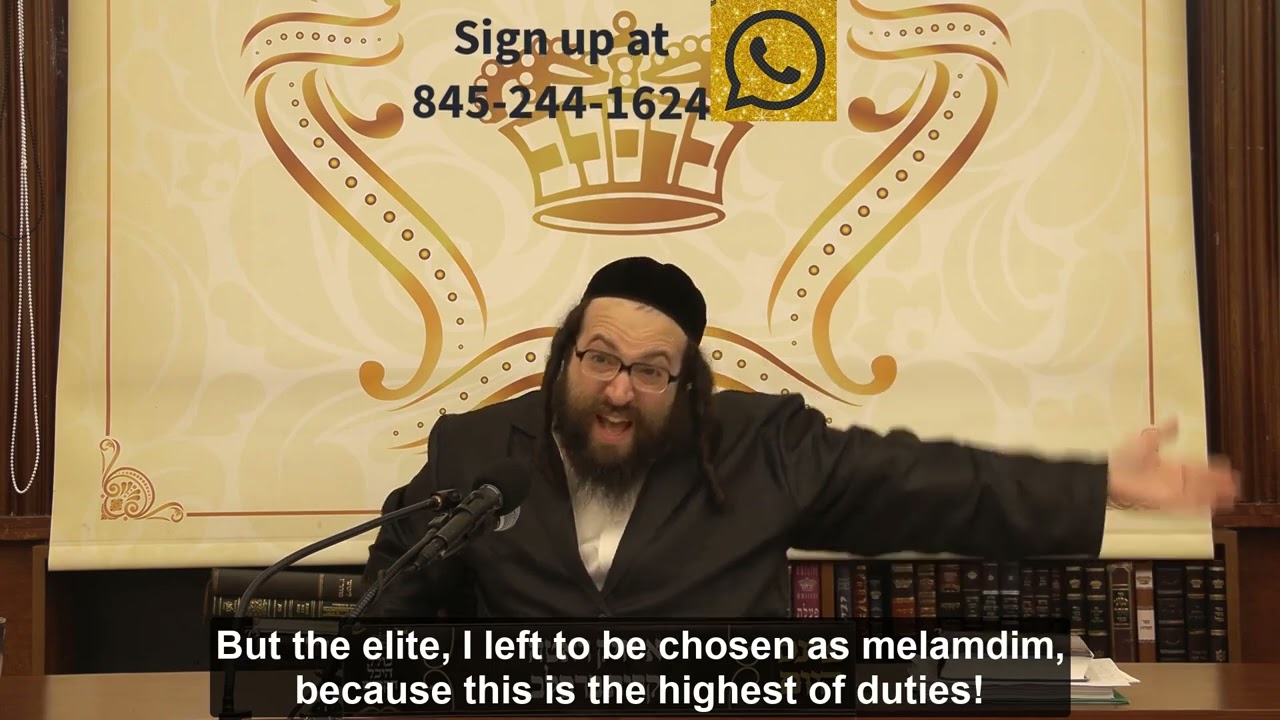 Rabbi Yoel Roth - The most important work there is, a teacher