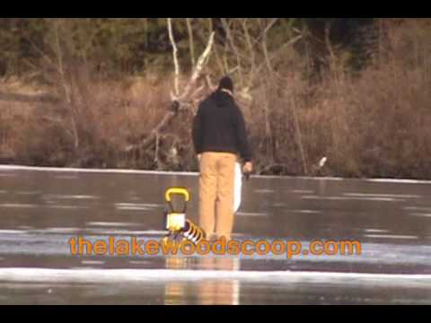 Ice Fishing On Lake Carasaljo