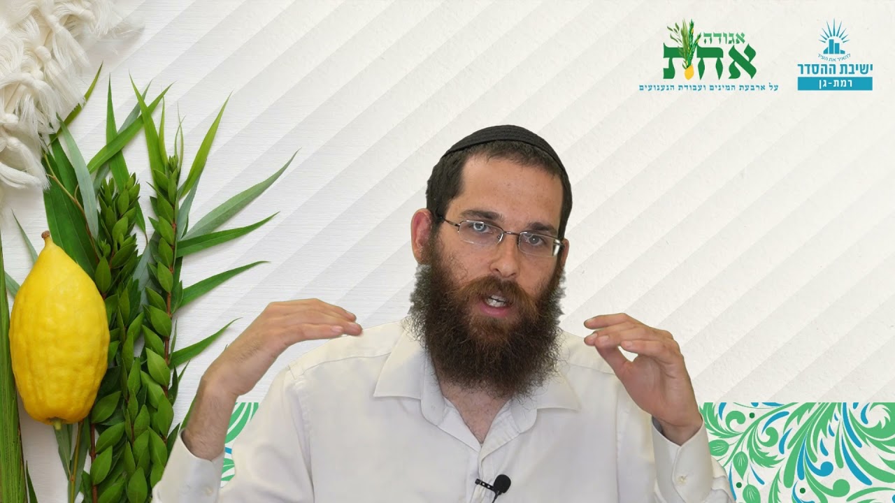 הורדת השפע אל תוך המציאות | אגודה אחת- ה | ערבה | הרב יהודה גולדברג