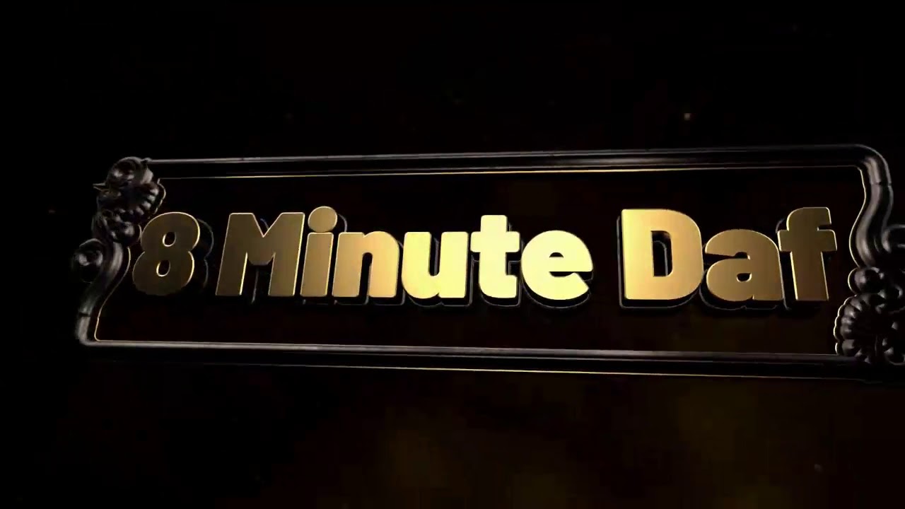 8 Min Daf - Chullin Daf 127 by R’ Eli Stefansky