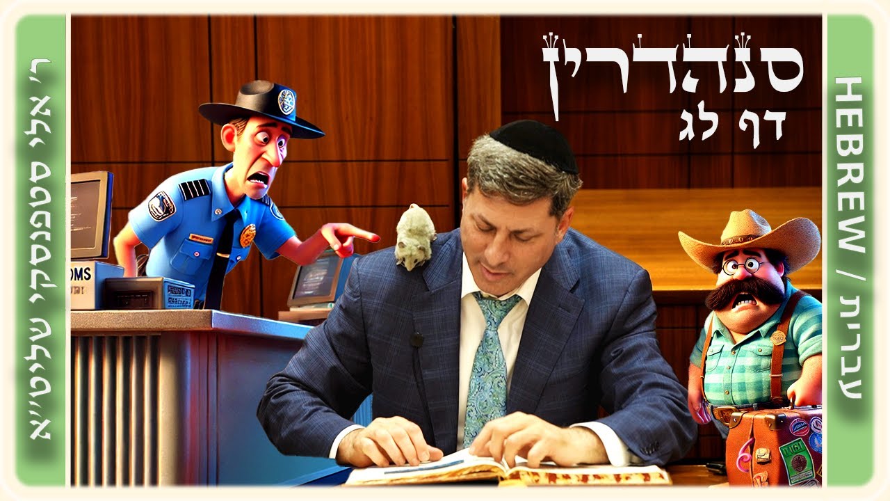 מרכז דף יומי - סנהדרין דף לג. - ר' אלי סטפנסקי שליט"א