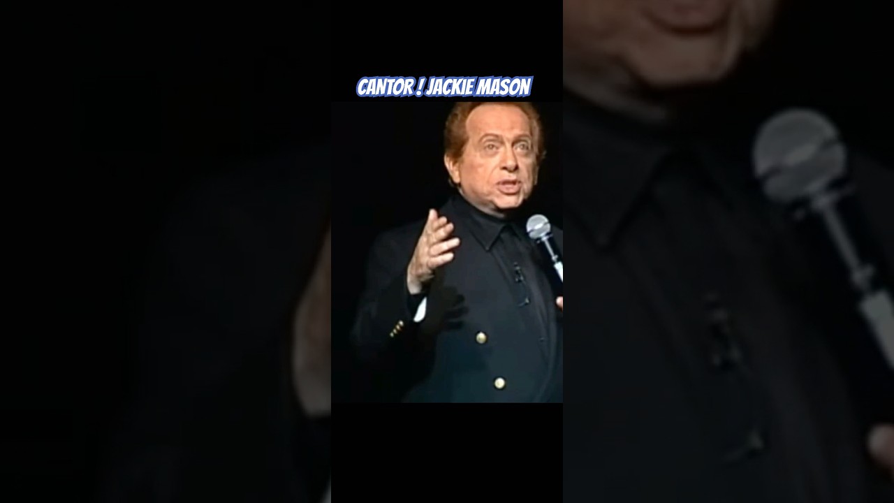 Jackie Mason - sings Ribono Shel Olam #cantor #comedy
