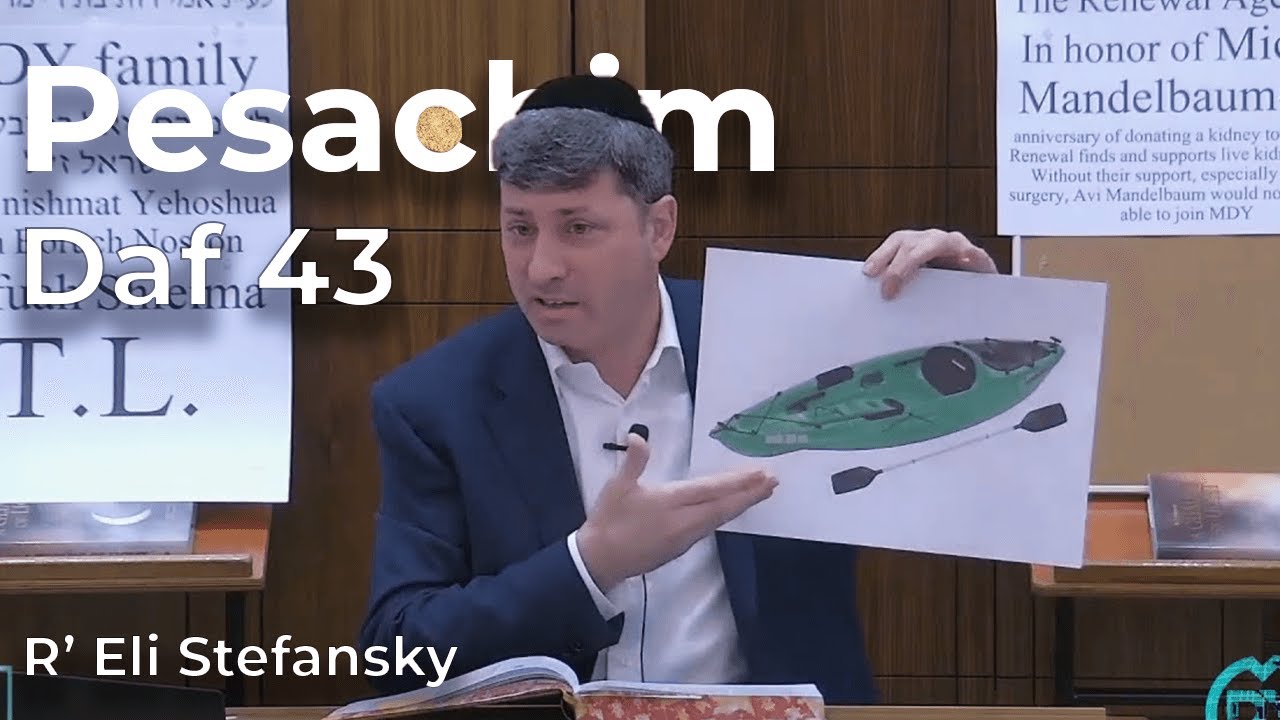 Daf Yomi Pesachim Daf 43 by R’ Eli Stefansky