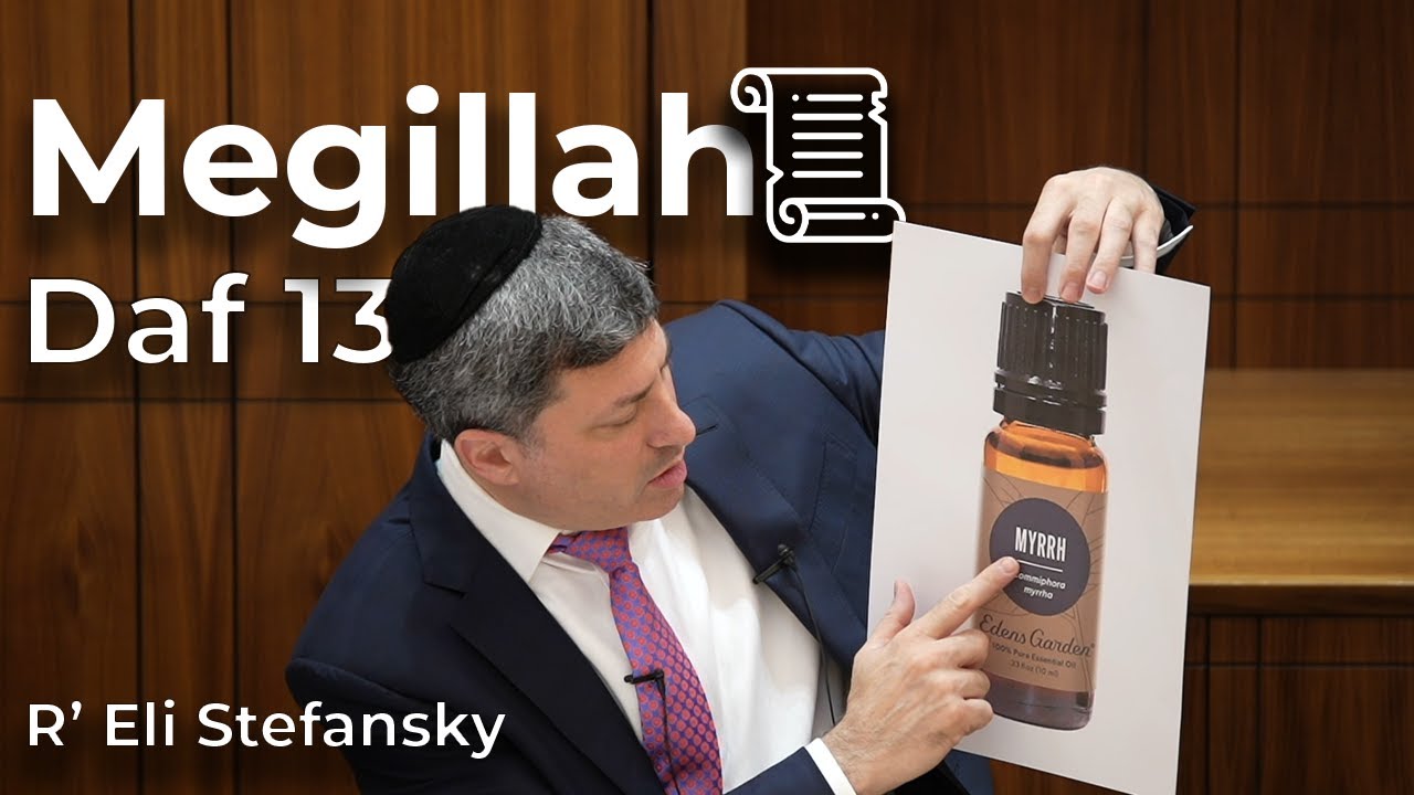 Daf Yomi Megillah Daf 13 by R’ Eli Stefansky