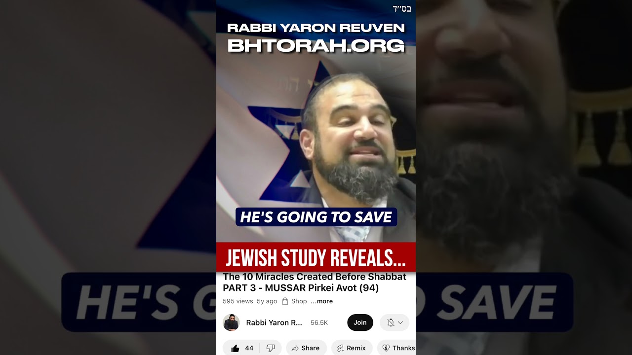 Study Reveals Jews That Will Survive The End of Days #RabbiYaronReuven #Judaism #Torah #KIRUV