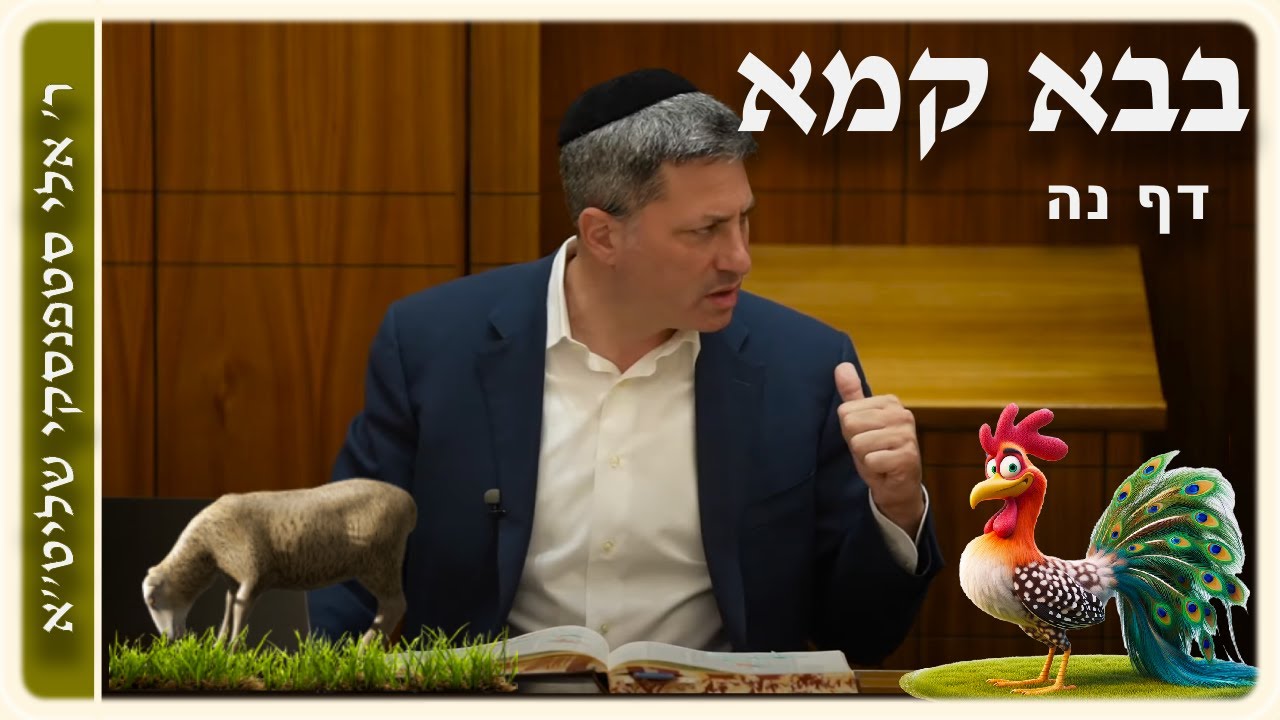 מרכז דף יומי - בבא קמא דף נה'- ר' אלי סטפנסקי שליט"א (עברית / Hebrew)