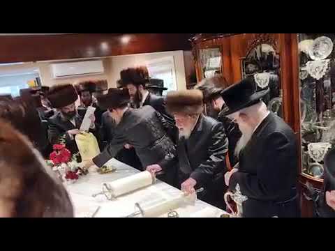 מעמד הכנס״ת צו בית המדרש קאפישניץ אין סטעטן איילענד בהשתתפות כ״ק אדמו״ר מקאפישניץ שליט״א