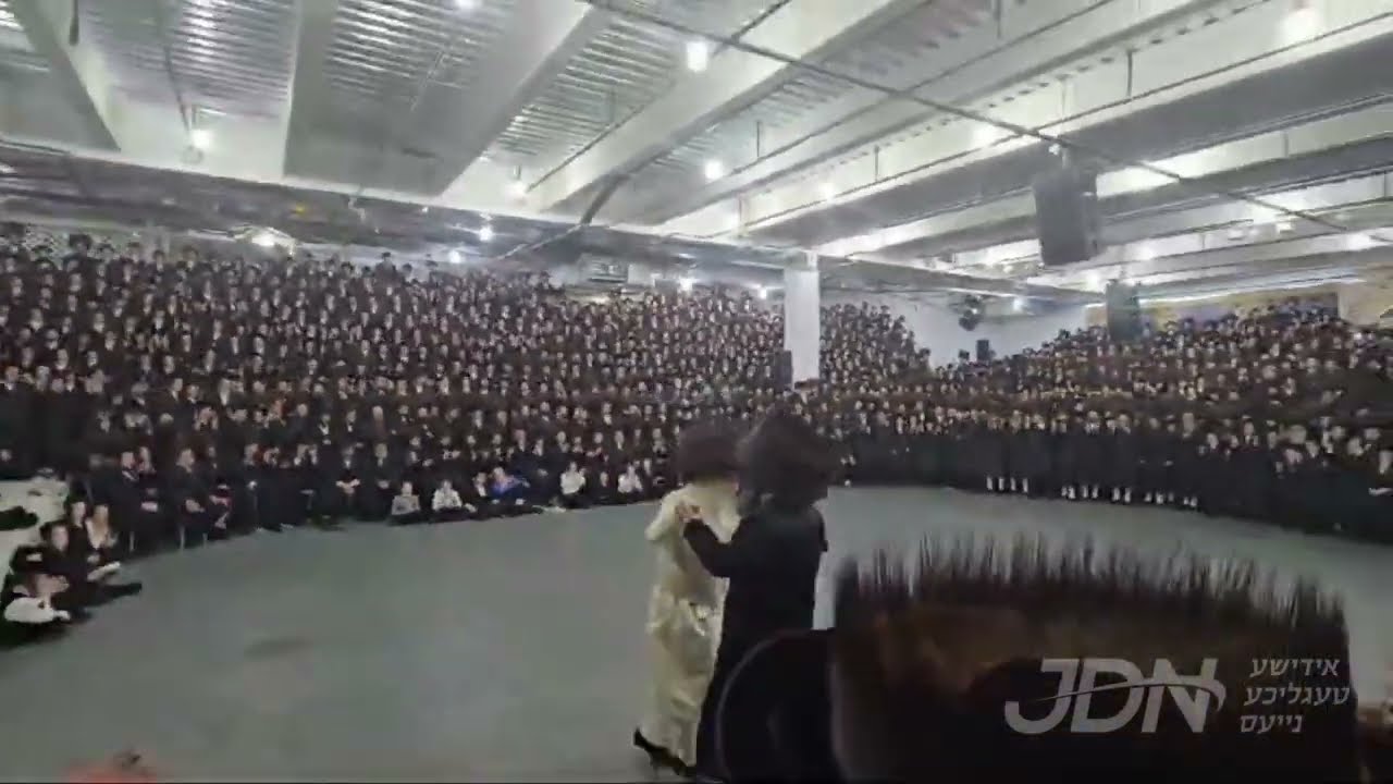 שמחת החתונה פון אן אייניקל פון האדמו"ר מסאטמאר הכלה בת הגה"צ אבד"ק סיגוט - חלק ב’