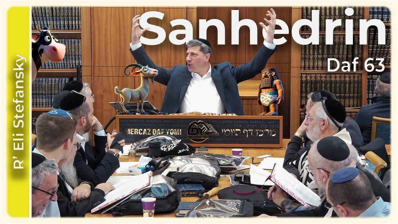 Daf Yomi Sanhedrin Daf 63 by R’ Eli Stefansky