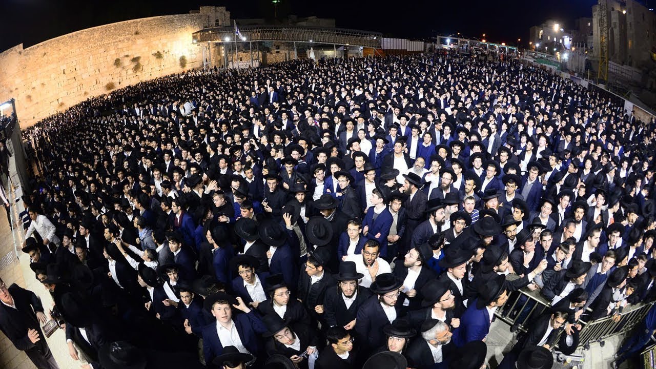 שידור חי מעמד הרבבות ברחבת הכותל המערבי על קדושת ירושלים בראשות מרנן ורבנן שליט"א