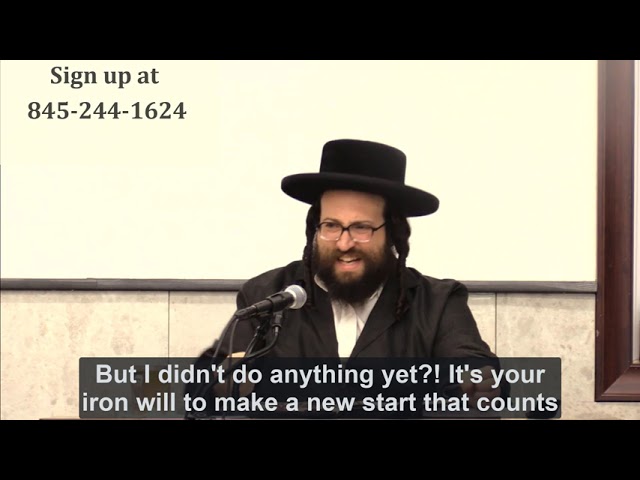 Rabbi Yoel Roth - Don't let your past hold you back from growing