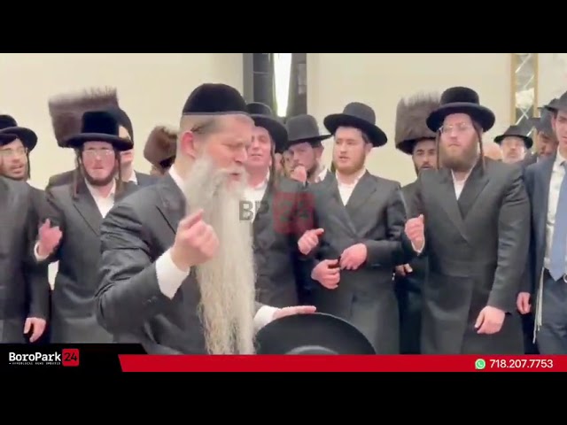 Wedding of the son Rav Binyumen Eisenberger shlita, Rov Beis Medrash Heichel HaTefilah