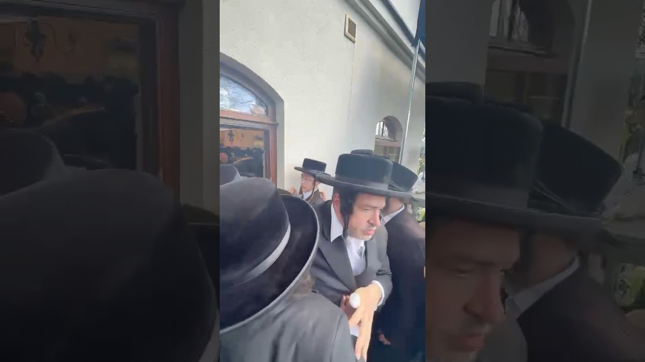 Philanthropist Yoeli Landau Jumping out from the Window at the Divrei Chaim’s Tziyun, In Tzanz