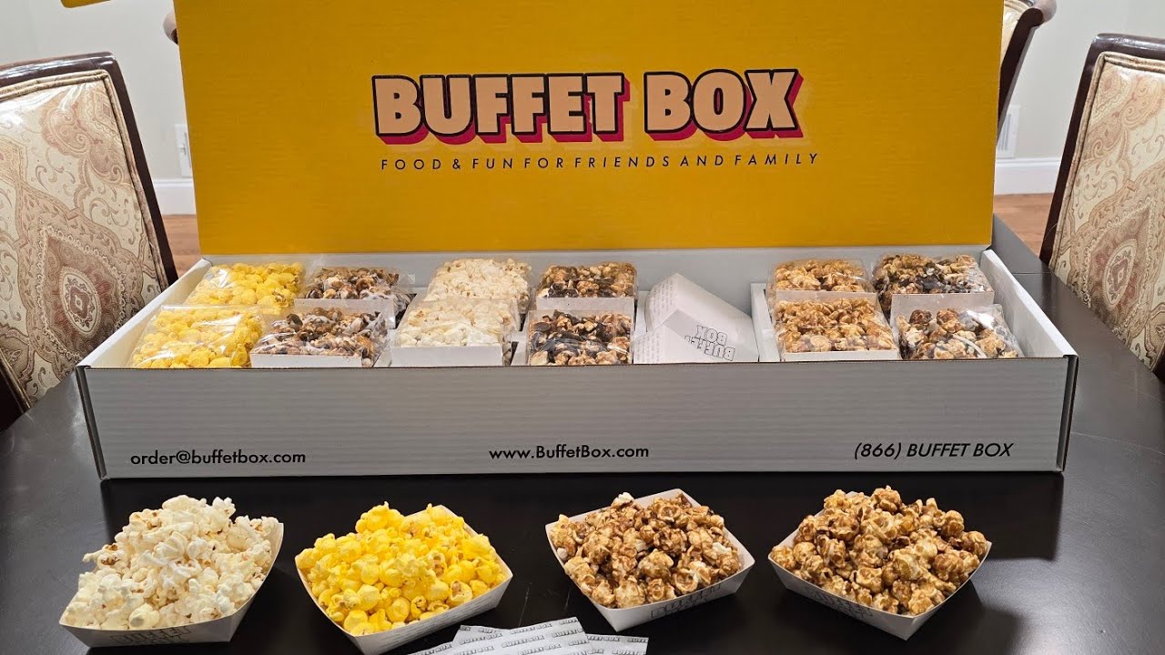 Unveiling BuffetBox's Latest Sensation: handcrafted, artisanal Popcorn!