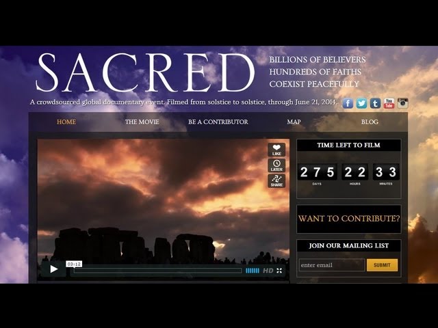 Making of the Movie "Sacred"