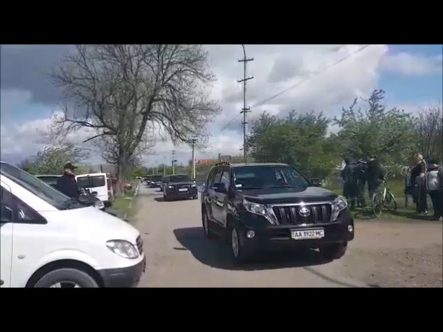 Motorcade Of The Belzer Arriving In Belz, Ukraine