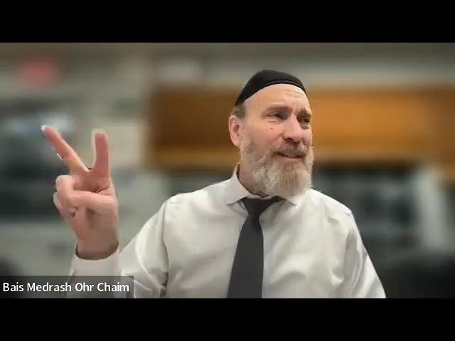 Hachana L'Shabbos Shiur with Rabbi Berger - Honoring Shabbos with Special Clothes
