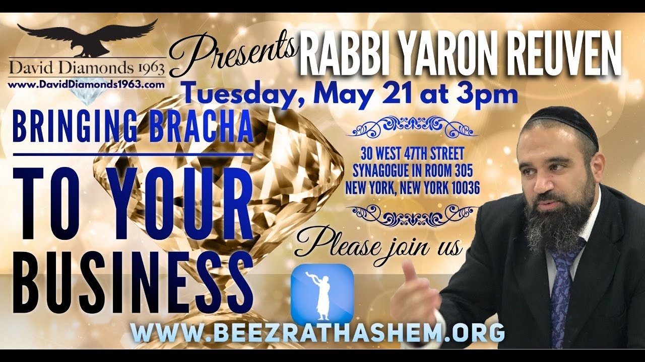 Bringing Bracha To Your Business ( Manhattan - NEW YORK)