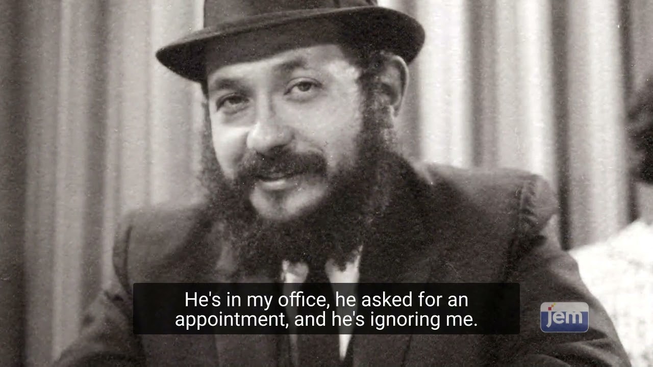 You Are Ignoring Me In My Office To Daven Mincha?